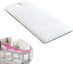 KKCD Massage Table Cushion Topper Memory Foam,Lash Bed Mattress Pad,Non-Slip Spa Bed Padding,with Breathe Hole&Elastic Bands,Square/Round/Trapezoidal Head,3/4/5/6cm Thick,3cm/1.2in,R 80x190cm