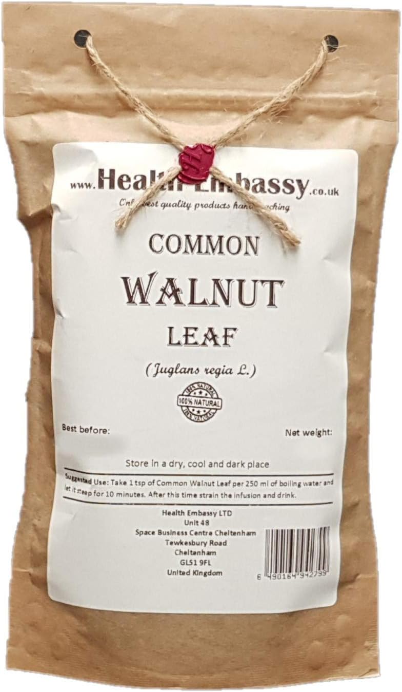 Health Embassy Common Walnut Leaf | Juglans regia L | Herbal Tea (100g)