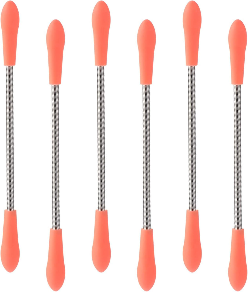 6 Pcs Hair Remover Spring Skin, Facial Hair Remover, Threading Hairs Removal Exfoliator Removal Epilator Coil Portable Threading Tool for Women Chin Cheek Mustache Upper Lip