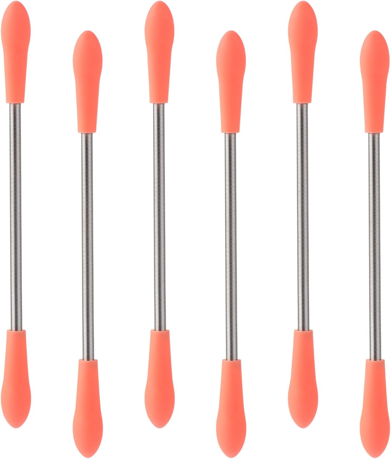 6 Pcs Hair Remover Spring Skin, Facial Hair Remover, Threading Hairs Removal Exfoliator Removal Epilator Coil Portable Threading Tool for Women Chin Cheek Mustache Upper Lip