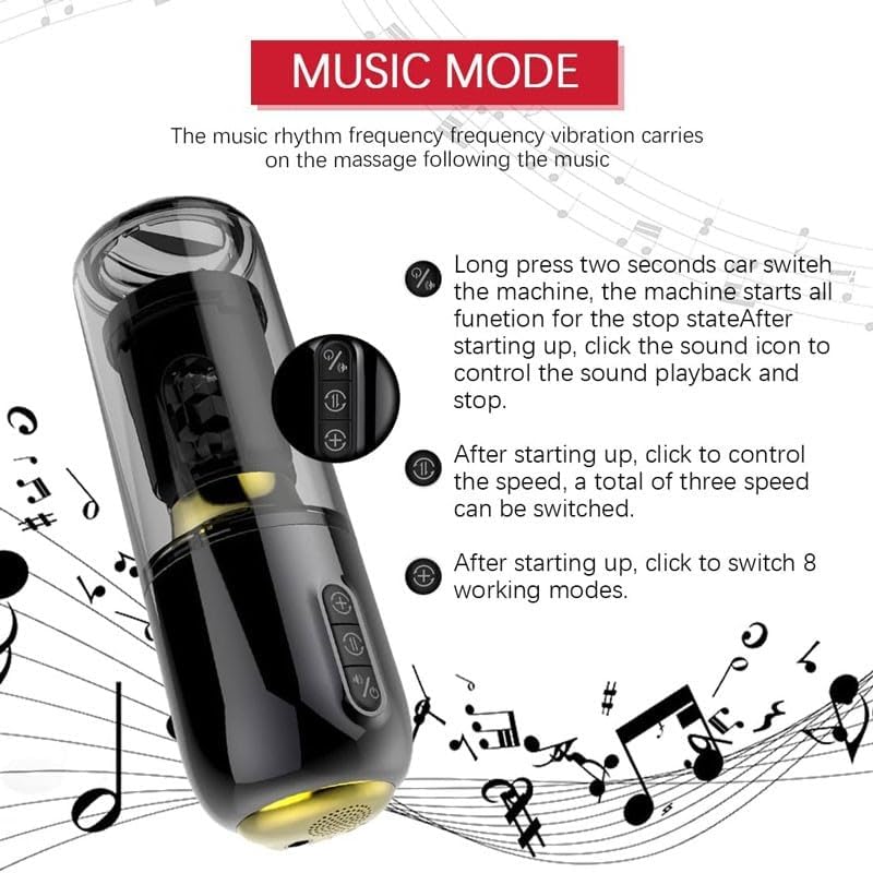 JITEM Men's Fitness Equipment, Intelligent Heating, Scene Voice, USB Fast Charging, Strong Power