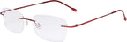 Eyekepper Ladies Frameless Reading Glasses - Lightweight Rimless Readers for Women