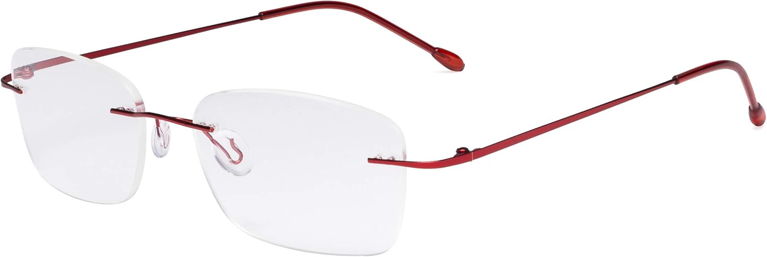 Eyekepper Ladies Frameless Reading Glasses - Lightweight Rimless Readers for Women