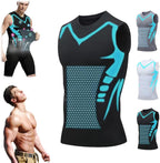 Qiawi Ionic Shaping Vest,Energxcell Ionic Shaping Vest,Body Shaper for Men,Menionic Tourmaline Posture Corrector Vest