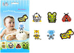Stick-On Fever Cute Cartoon Forehead Fever Stickers Temperature Fever for Kids Baby Adults Home Supplies Fever Patches Animal Appearance Continuously Fever Temperature Monitoring