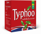 Typhoo British Tea, Foil fresh teabags, 80 count (pack of 6)