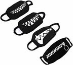 gootrades Set of 4 Teeth Pattern Unisex Cotton Blend Anti Dust Face Mouth Mask
