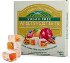 Liberty Orchards, Sugar Free Aplets & Cotlets - Vegan Gourmet Snack, Sugar Free Turkish Delight Candy Gift Box 8 Oz.
