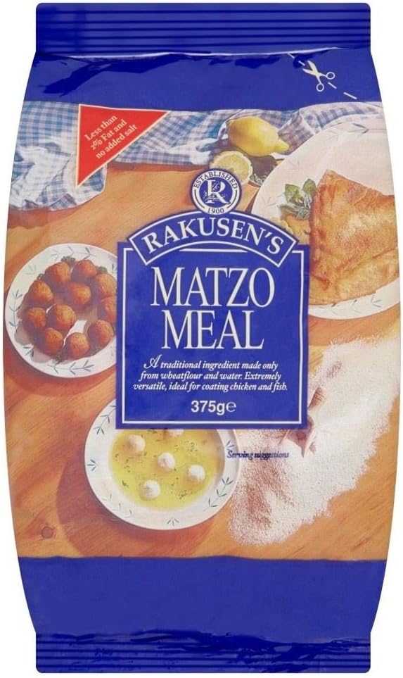 Rakusen's Medium Matzo Meal (375g) - Pack of 2