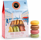 Maxim’s de Paris French Macaron Gift Box – Gourmet Macaron Cookies Assortment, 6 Classic Flavors (Vanilla, Pistachio, Lemon, Chocolate, Coffee, Strawberry), Luxury French Dessert Gift from Paris