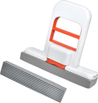 Mini Foldable Desktop Mop – Portable Versatile Wet & Dry Cleaning Sponge Mop for Home & Car – Ideal for Kitchen, Bathroom, Glass, Dining Table & More (Squeeze Handle+2 Sponge Head )