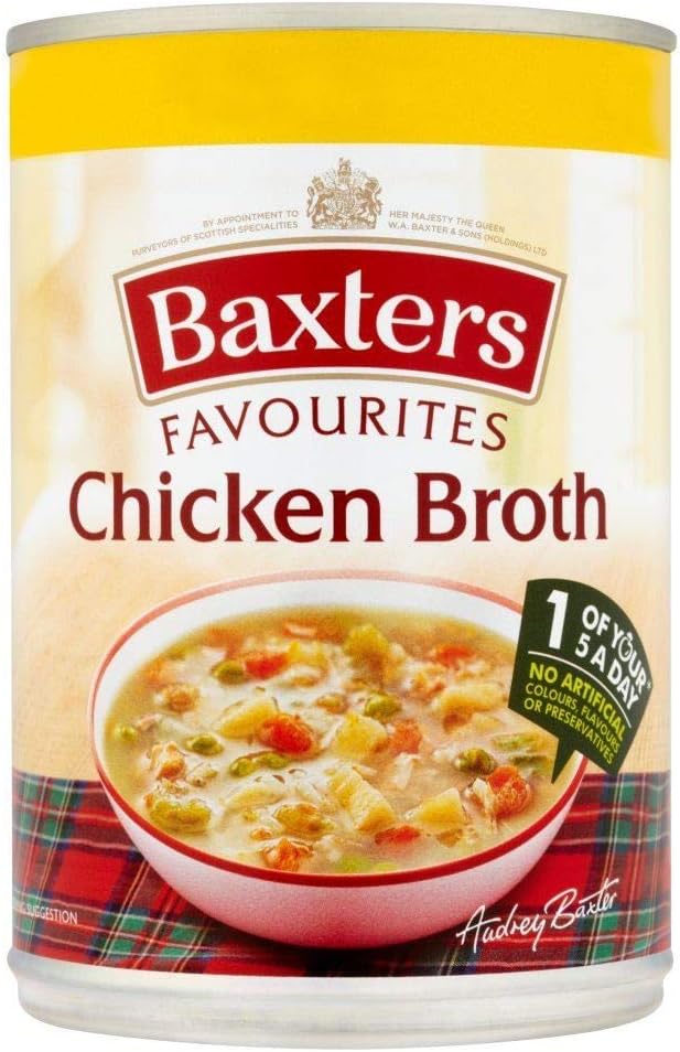 Baxters Favourites Chicken Broth - 400g - Pack of 2