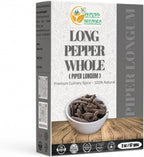 Herbs Botanica Long Pepper Whole – Premium Indian Long Peppercorns (Piper Longum) for Authentic Flavor in Culinary & Ayurvedic Use, Perfect for Grinding, Spice Blends, and Cooking – 2 oz