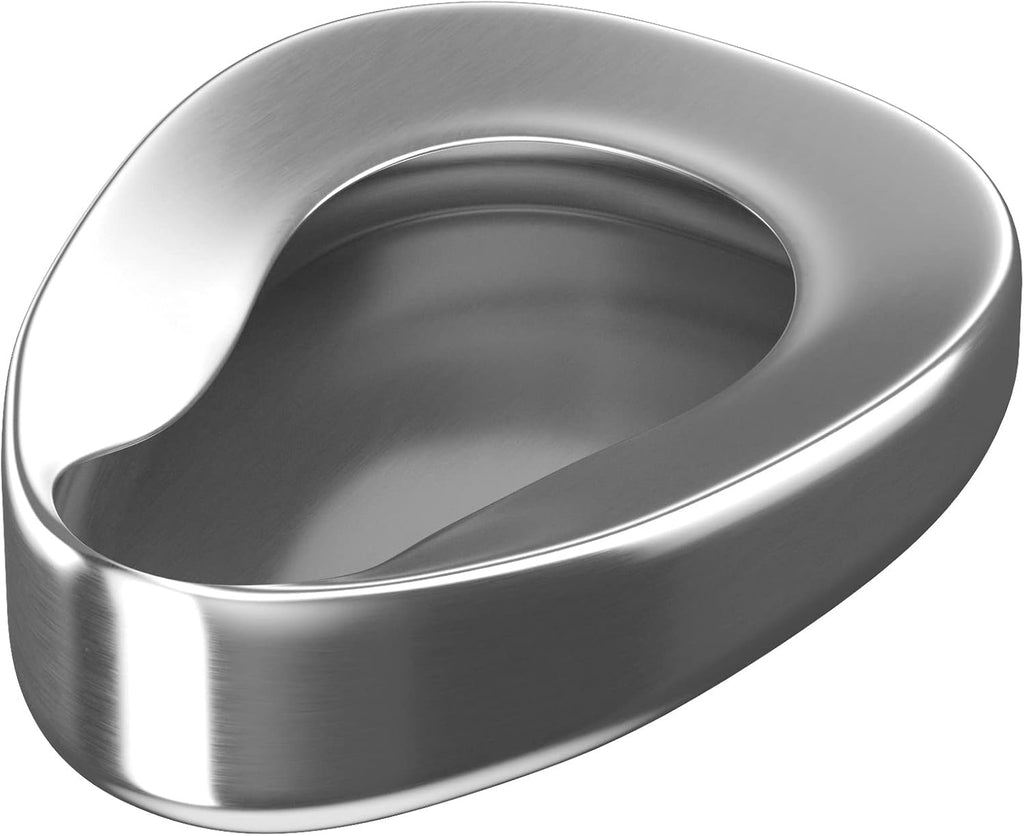 Bedpan for Women Men Elderly Female Male Bedridden Patient Hospital Home Bed Pan Emergency Device (Stainless Steel)