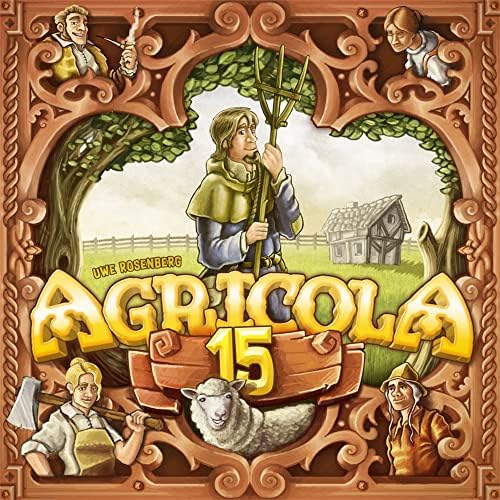 Agricola 15th Anniversary Edition Board Game | Limited Edition | Farming Game for Adults and Teens | Advanced Strategy Game | Ages 12+ | 1-4 Players | Avg. Playtime 90 Minutes | Made by Lookout Games