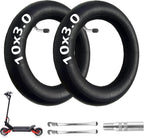 10x3.0 Inner Tube, 90 65-6.5 and 110 50-6.5 Scooter Inner Tube, 255x80 80/65-6.5 Electric Scooter 10 inch Tires Replacement, [Thickened] [with Valve Extension] [with Tire Levers] (2 Pack)