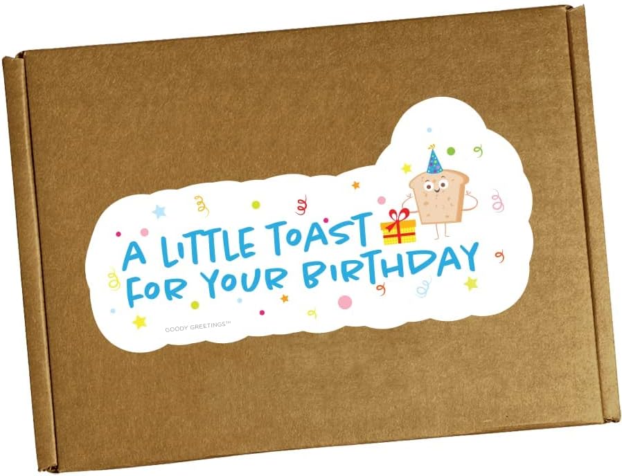 Hangry Kit Birthday Snack Box - (20 count) Happy Birthday Gift Basket Care Package - Contains Birthday Snacks, Cookies, Chips, Candy. Party Variety Gift Box.