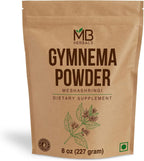 MB Herbals Gymnema Leaf Powder 8 oz 0.5 lb (227 Gram) Meshashringi Powder | Gymnema Sylvestre