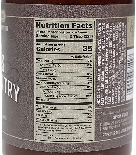 American Stockyard - Organic BBQ Sauce - Made in USA - 14oz Bottle - Family Friendly - Family Friendly - Handcrafted in Small Batches with All Natural Ingredients