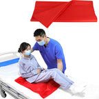 YHK Tubular Slide Sheet for Patient Transfer, Washable Reusable Flat Slide Sheet, Safetysure Transfer Slide for Moving Bedridden Patients, Slides for Cars, Hospital Bed, Home Care (28.3" x 28.3")