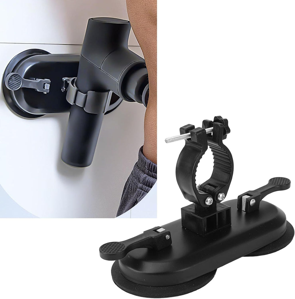 Massage Gun Holder Wall Mount,Wall Suction Cup Massage Gun Holder, Hands Massage Gun Mount for Neck Waist Back Self Massage, Self Massage Gun Holder