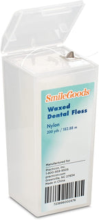 SmileGoods Waxed Dental Floss, 200 Yard, Unflavored
