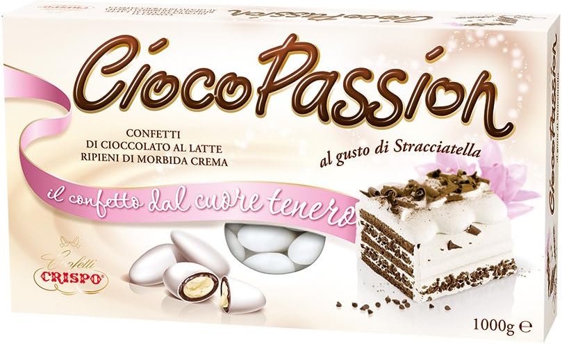 Crispo Confetti: "Ciocopassion" Chocolate Chips Taste Chocolate Dragees 1000g 35oz [ Italian Import ]