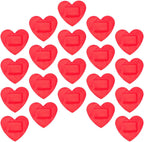 FRCOLOR 30pcs Heart Shape Adhesive Hemostatic Wound Care Patches, Breathable Small Self-Adhesive Bandages for Outdoor Sports and First Aid