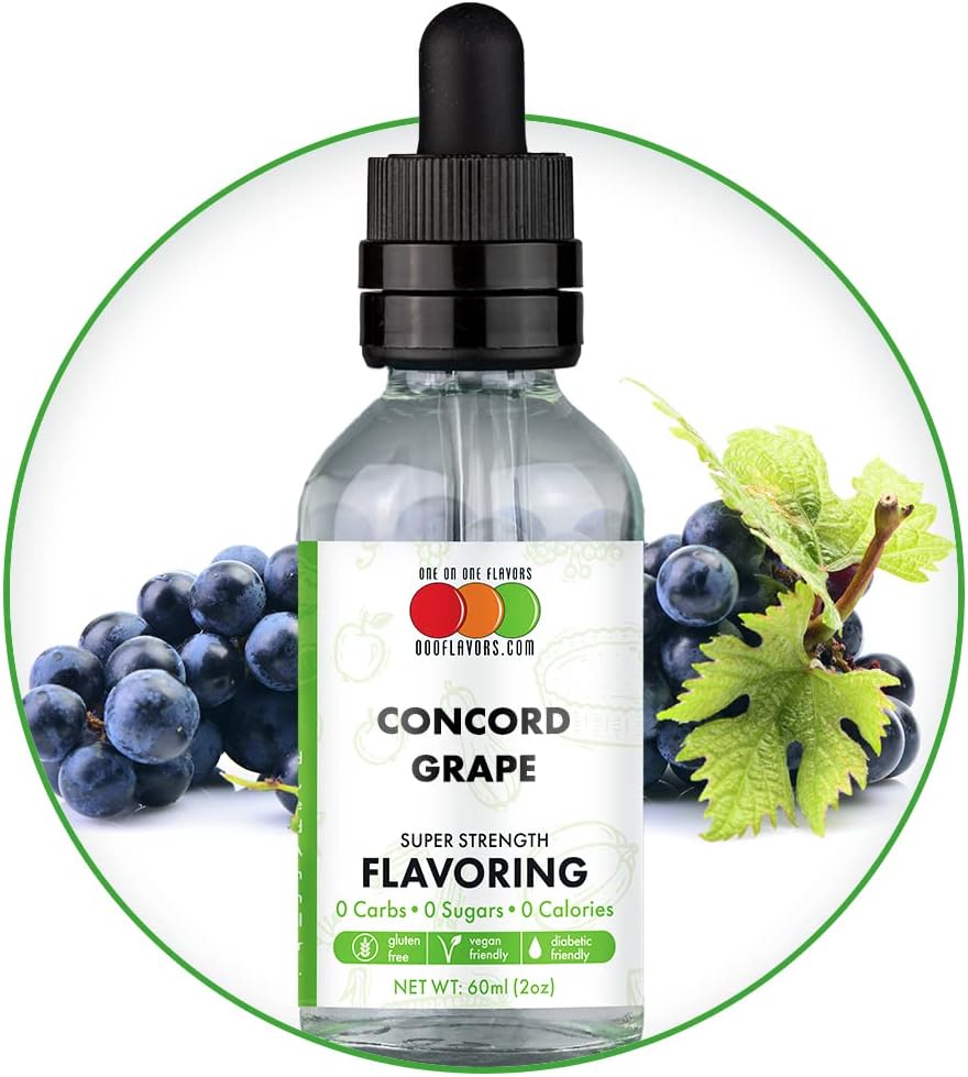 Concord Grape Flavored Liquid Concentrate (Natural) 2 oz