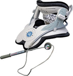 Neck Traction Device by Air Collar - Neck Stretcher - Cervical Traction Device - Neck & Shoulder Pain Relief - Stretcher Collar for Improved Spine Alignment - 2nd Generation (2nd Gen - Manual)