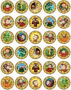 30 x Cupcake Toppers Themed of George Collection - Edible Cake Decorations | Uncut on Icing Sheet