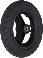 BestAlice Walker Wheels Replacement, 10 Inch Wheels for Walker, Electric Wheelchair Front Wheel, Wheelchair Caster Wheels Electric No Inflation Polyurethane 6001 Bearing 12mm 10x2 Hole