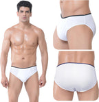 10 Packs Mens Disposable Underwear Briefs,100% Cotton Portable Brief Panties for Travel Spa Hospital Emergencies