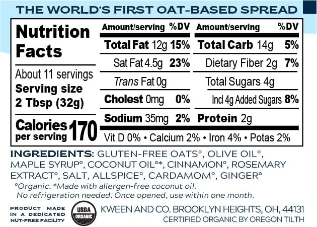Oat Haus Cinnamon Graham Original Granola Butter | Peanut-free, Almond (Tree-Nut) Free, & School-Safe (Top 8 Allergen Free) | Sunflower Seed & Cookie Butter Alternative | 12 oz (1 Jar)