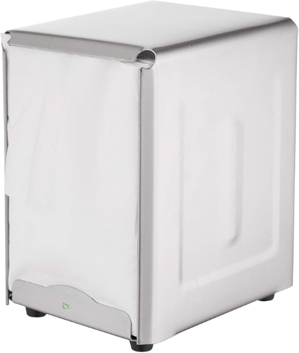 Low Fold Dispenser Napkins, 1-Ply, 3 1/2 x 5 in., White 800/pk, Dispenser Napkin Refill, Everyday Napkins, Perfect for Restaurants, Diners, Bodegas & Home