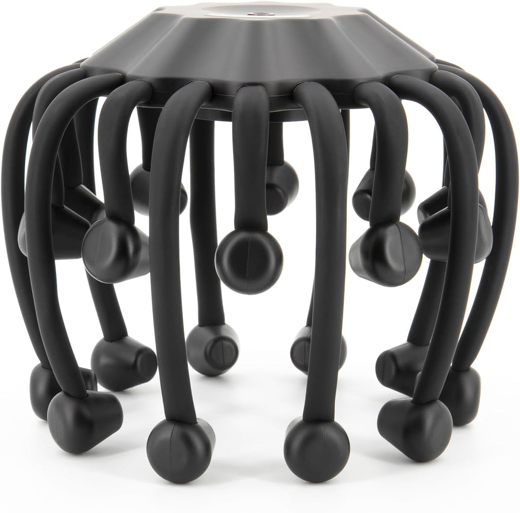 Electric Scalp Massager - Octopus Head Massager Stress Relax, 20 Claw Multi-Configuration Array Vibrating Nodes, 5 Modes, Bluetooth Music, Hair Scalp Relaxation, Fatigue Relief
