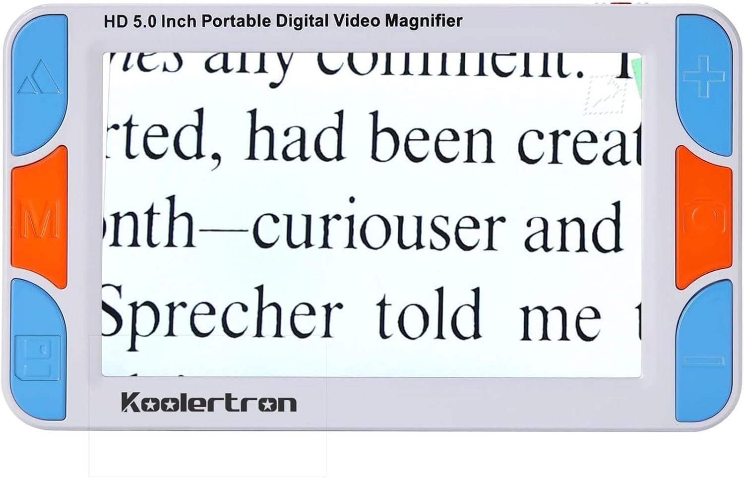 5 Inch Portable Digital Magnifier,3-48 Times Magnification Electronic Low Vision Aids,Low Vision Reading and Newspaper Electronic Magnifying Glass Reader