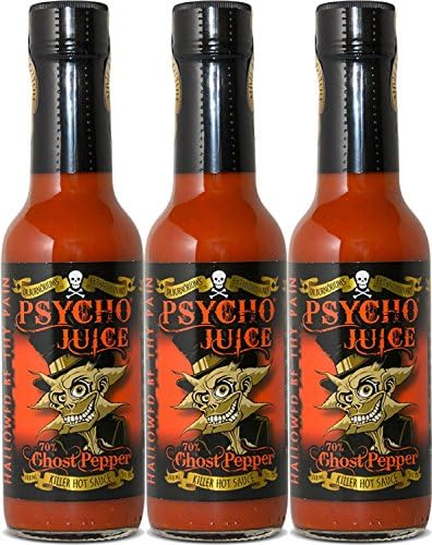 Set Of 3 Psycho Juice 70% Ghost Pepper