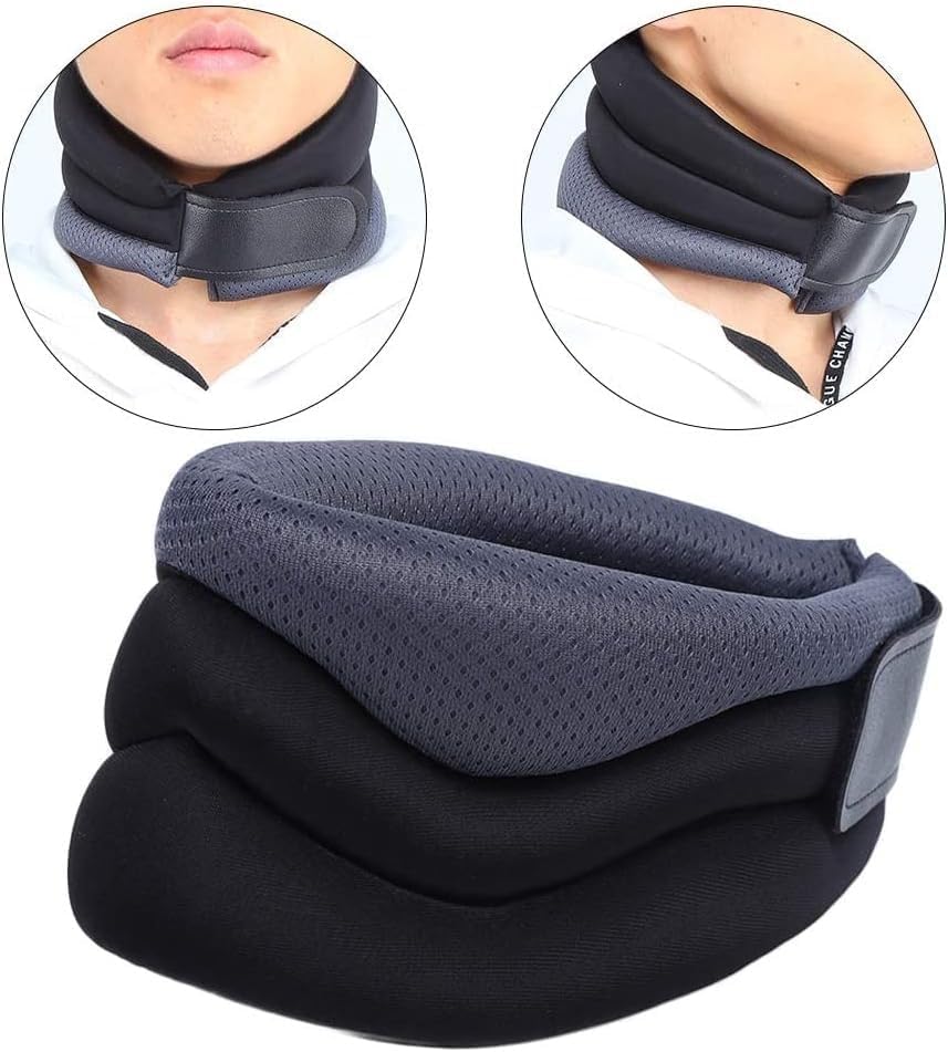 TIST Neck Traction Device, Cervical Appliance Neck Protection Posture Corrector Neck Support for Spine Alignment & Chronic Neck Pain Relief, Gray