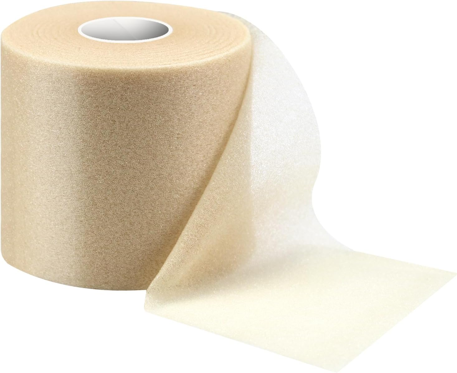 Pre-wrap Athletic Tape,2.75 Inches X 30 Yards Roll Pre wrap Headbands for Hair Soccer,Foam Underwrap Sports Wrap for Ankles Wrists Hands Knees Elbows (Beige)