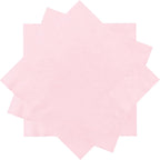 300 Count Pink Beverage Napkins, 2-Ply Cocktail Napkins, Disposable Party Napkins for Dinner Wedding Birthday