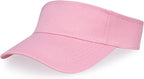 Topbuti Sports Sun Visor Hats for Women Men Adjustable Cotton Beach Baseball Tennis Golf Hat Caps UV Protection Visors