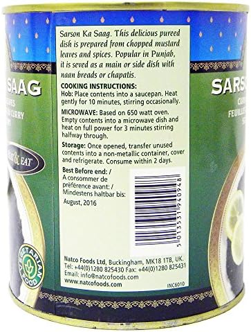 Natco - Sarson Ka Saag - 800g (pack of 2)