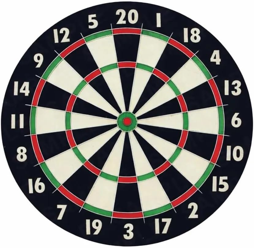 SugarMeLicious Dart Board Cake Image Topper, Dart Game Birthday Cake Decoration, Personalized 1/4 Sheet Edible Cake Banner for Darts Theme Parties and Game Night Celebrations