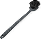 SPARTA 40501EC03 Plastic Large Scrub Brush, Kitchen Brush, Utility Brush With Long Handle For Cleaning, 20 Inches, Black