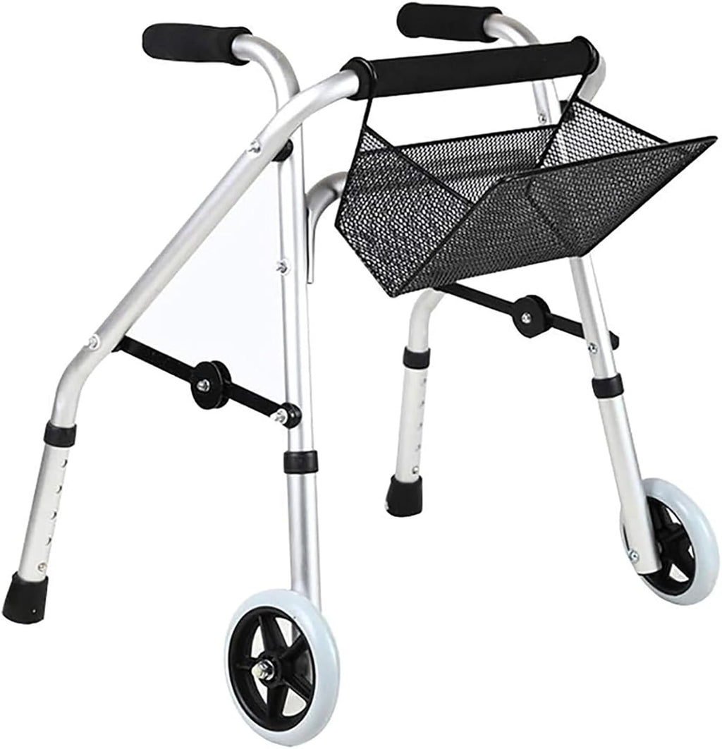 Standard Walkers, Wheeled Walker Aluminium Children's Walker Handicapped Rehabilitation aid for Children with Disabilities