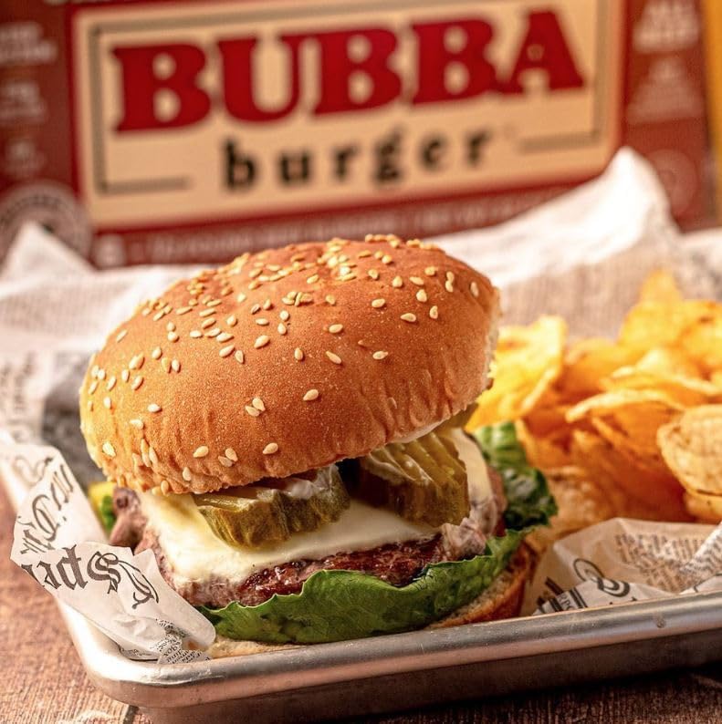 Bubba Burger, Frozen Beef Burger Patties, Original, USDA Choice Beef Chuck, 2 lb, Pack of 6