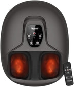 2026 Upgrade FSA Eligible HSA Foot Massager, Shiatsu Foot Massager Machine with Heat and Compression for Plantar Fasciitis Neuropathy, Remote Control, Gifts, Size 14