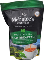 McEntee's Irish Breakfast Tea 250g / 8.81 oz Bag – BLENDED IN IRELAND - STRONG & CITRUSY - Ceylon and Assam