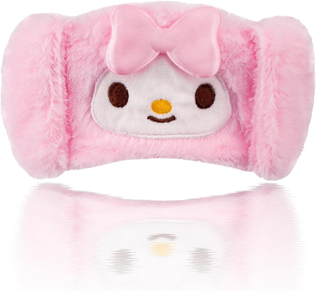 Kawaii Anime Plush Sleep Eye Mask, Cute Cartoon Animal Blackout Sleeping Eye Cover for Girls Women Kids (Melo)